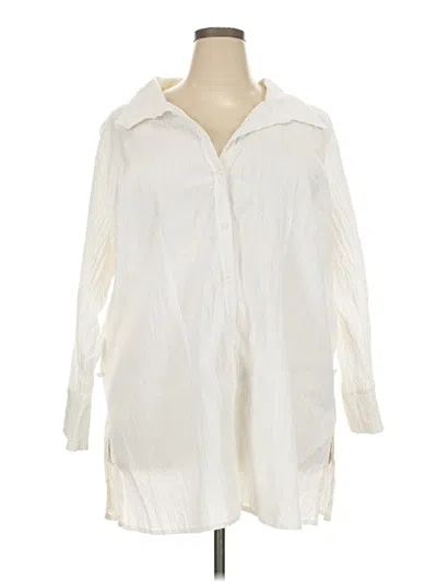 Pre-owned A.l.c Long Sleeve Blouse In Ivory
