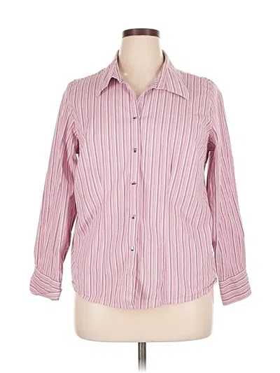 Pre-owned A.l.c Long Sleeve Blouse In Pink