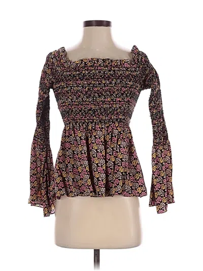 Pre-owned A.l.c Long Sleeve Blouse In Purple