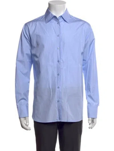 Pre-owned A.l.c Long Sleeve Dress Shirt W/ Tags In Blue