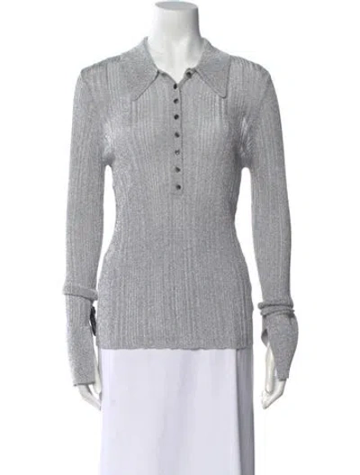 Pre-owned A.l.c Long Sleeve Polo