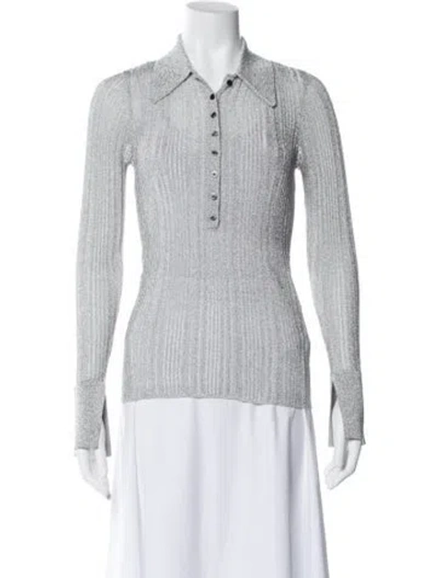 Pre-owned A.l.c Long Sleeve Polo