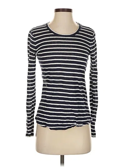 Pre-owned A.l.c Long Sleeve Top Black Boatneck Tops