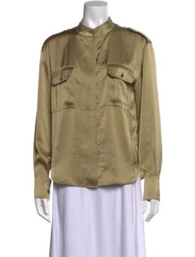 Pre-owned A.l.c Long Sleeve Top In Neutrals