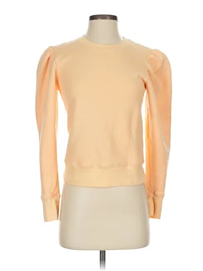 Pre-owned A.l.c Long Sleeve T-shirt In Gold