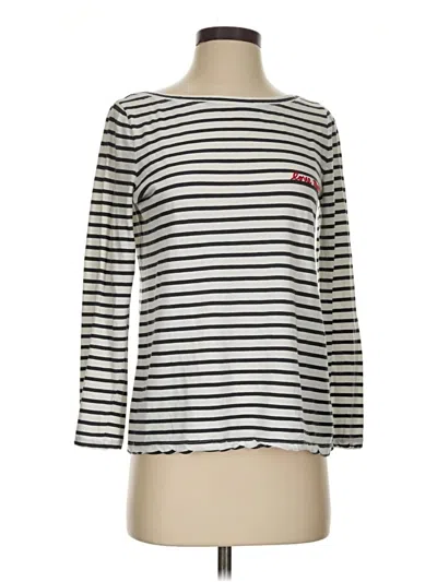 Pre-owned A.l.c Long Sleeve T-shirt In Silver