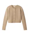 A.l.c Long-sleeved Cardigan In Dark Grey Brown