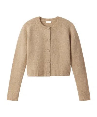 A.l.c Long-sleeved Cardigan In Dark Grey Brown