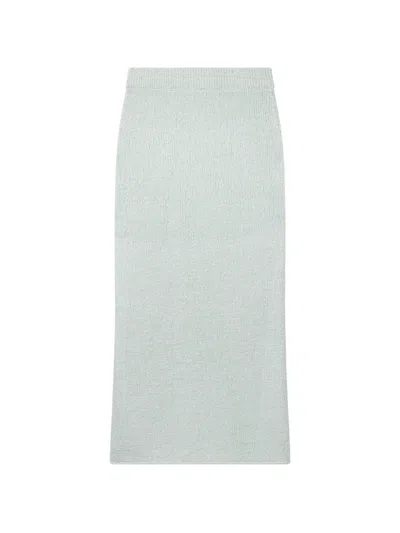 A.l.c Loren Knitted Skirt In Blue
