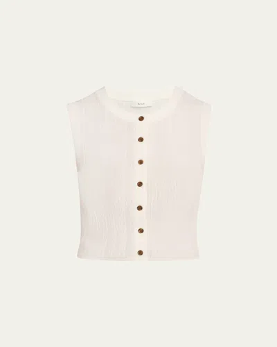 A.l.c Lottie Button-front Top