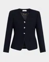 A.l.c Luca Tailored Jacket In Deep Navy