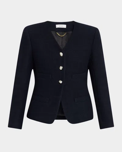 A.l.c Luca Tailored Jacket In Blue