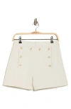 A.l.c . Lucas Cotton & Linen Shorts In White