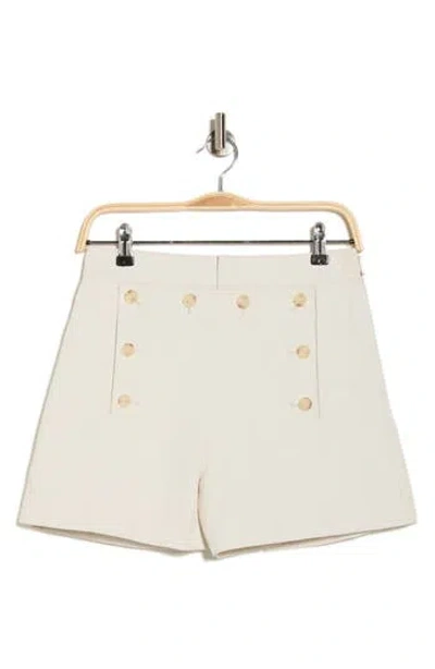 A.l.c . Lucas Cotton & Linen Shorts In White