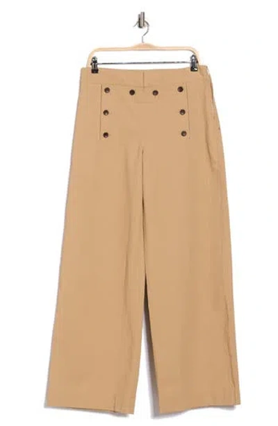 A.l.c A. L.c. Lucas Linen-blend Pant In Brown