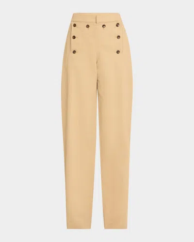 A.l.c Lucas Wide-leg Sailor Pants In Desert Beige