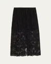 A.l.c Lydia Lace Midi Skirt In Black