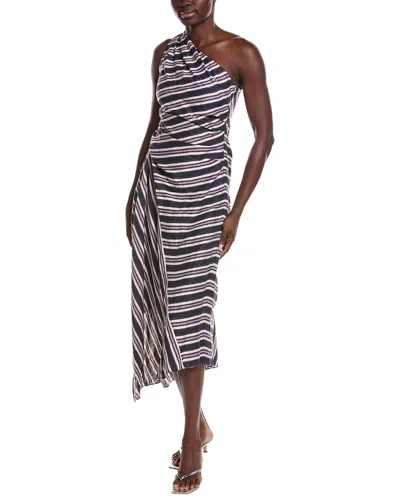 A.l.c . Lyn Linen-blend Dress In Multi