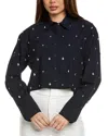 A.l.c Mackie Boxy Rhinestone Cotton Top