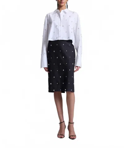 A.L.C MACKIE TOP IN WHITE