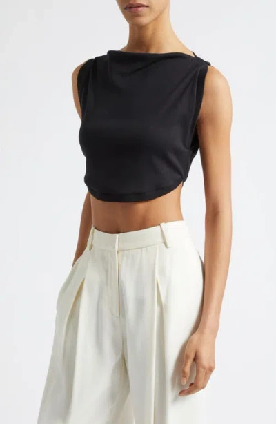 A.l.c . Mae Crop Tank In Black