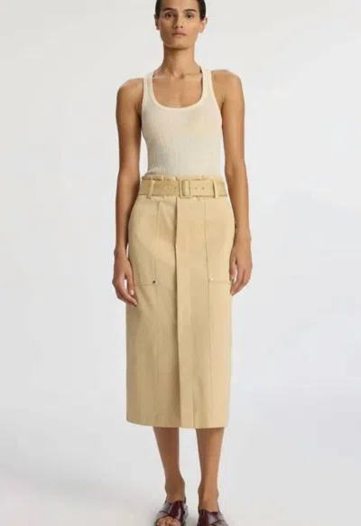 A.l.c Maia Skirt In Latte In Neutral