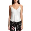 A.l.c Malia Womens Scalloped Manmade Cami In White