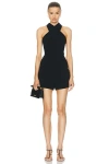 A.l.c Mallory Crisscross Shorts Jumpsuit In Black