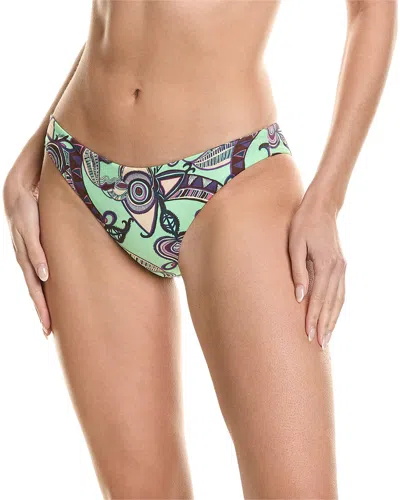 A.l.c . Margot Bikini Bottom In Animal Print