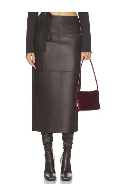 A.l.c Marta Skirt In Brown