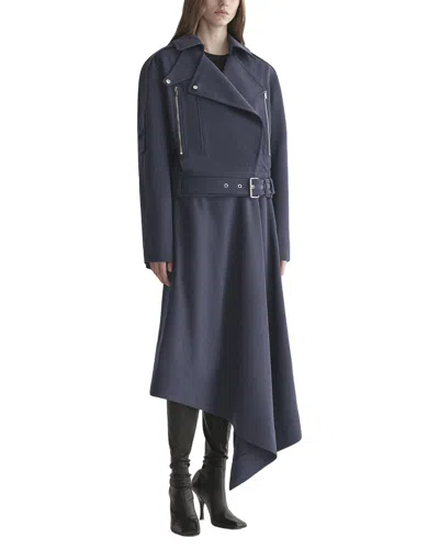 A.l.c . Marvin Wool-blend Jacket In Navy