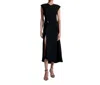 A.l.c Mary Midi Dress In Black In Black