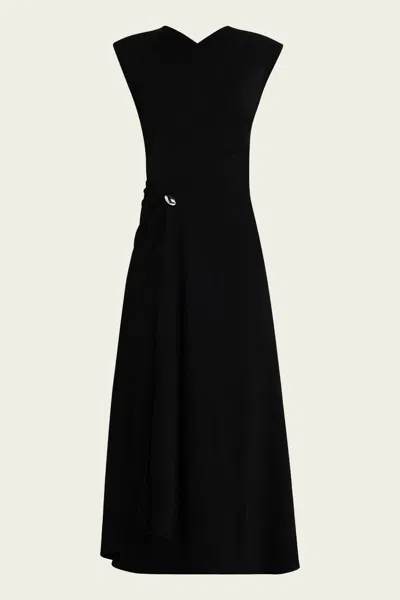 A.l.c Mary Midi Dress In Black