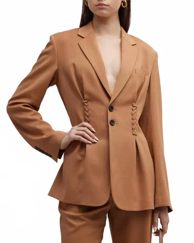A.l.c Maverick Jacket In Tawny In Brown