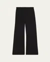 A.l.c Max Cuffed Straight-leg Pants In Black