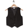 A.l.c . Maxwell Linen Vest In Black