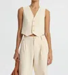A.l.c A. L.c. Maxwell Vest Bone In Beige