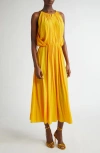 A.l.c . Meredith Pleated Sleeveless Dress In Mango