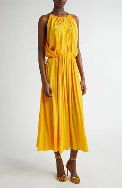 A.L.C A.L.C. MEREDITH PLEATED SLEEVELESS DRESS