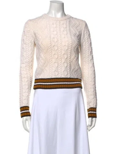 Pre-owned A.l.c Merino Wool Crew Neck Sweater