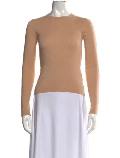 Pre-owned A.l.c Merino Wool Crew Neck Sweater W/ Tags In Neutrals