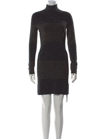 Pre-owned A.l.c Merino Wool Knee-length Dress In Multi