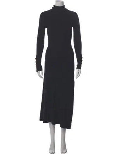 Pre-owned A.l.c Merino Wool Long Dress In Gray