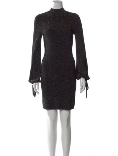 Pre-owned A.l.c Merino Wool Mini Dress In Multi