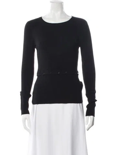 Pre-owned A.l.c Merino Wool Scoop Neck Sweater In Gray