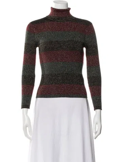 Pre-owned A.l.c Merino Wool Striped Sweater