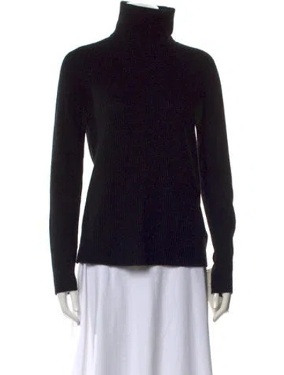 Pre-owned A.l.c Merino Wool Turtleneck Sweater In Black