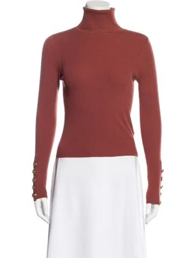 Pre-owned A.l.c Merino Wool Turtleneck Sweater In Multi
