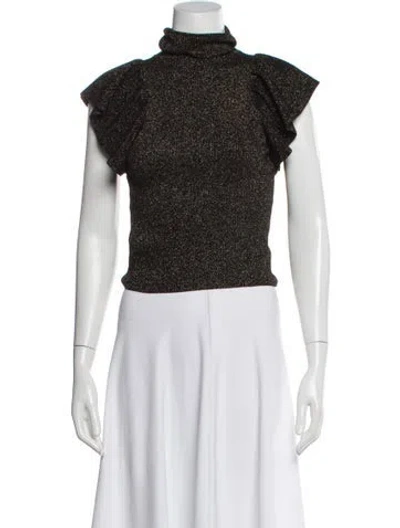 Pre-owned A.l.c Merino Wool Turtleneck Sweater In Multi