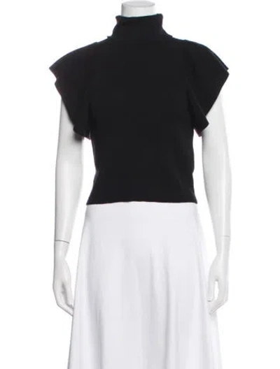 Pre-owned A.l.c Merino Wool Turtleneck Sweater In Neutrals